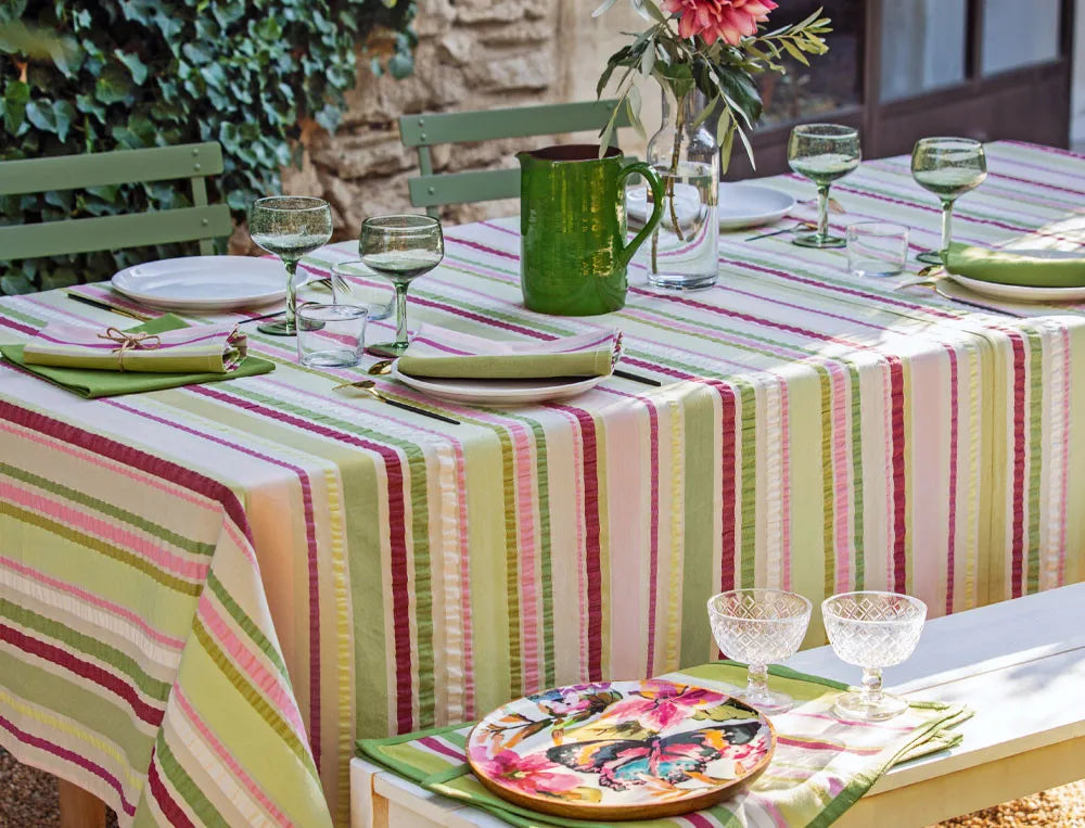 Luxury tablecloths collection in premium linen and cotton from Casa Marella