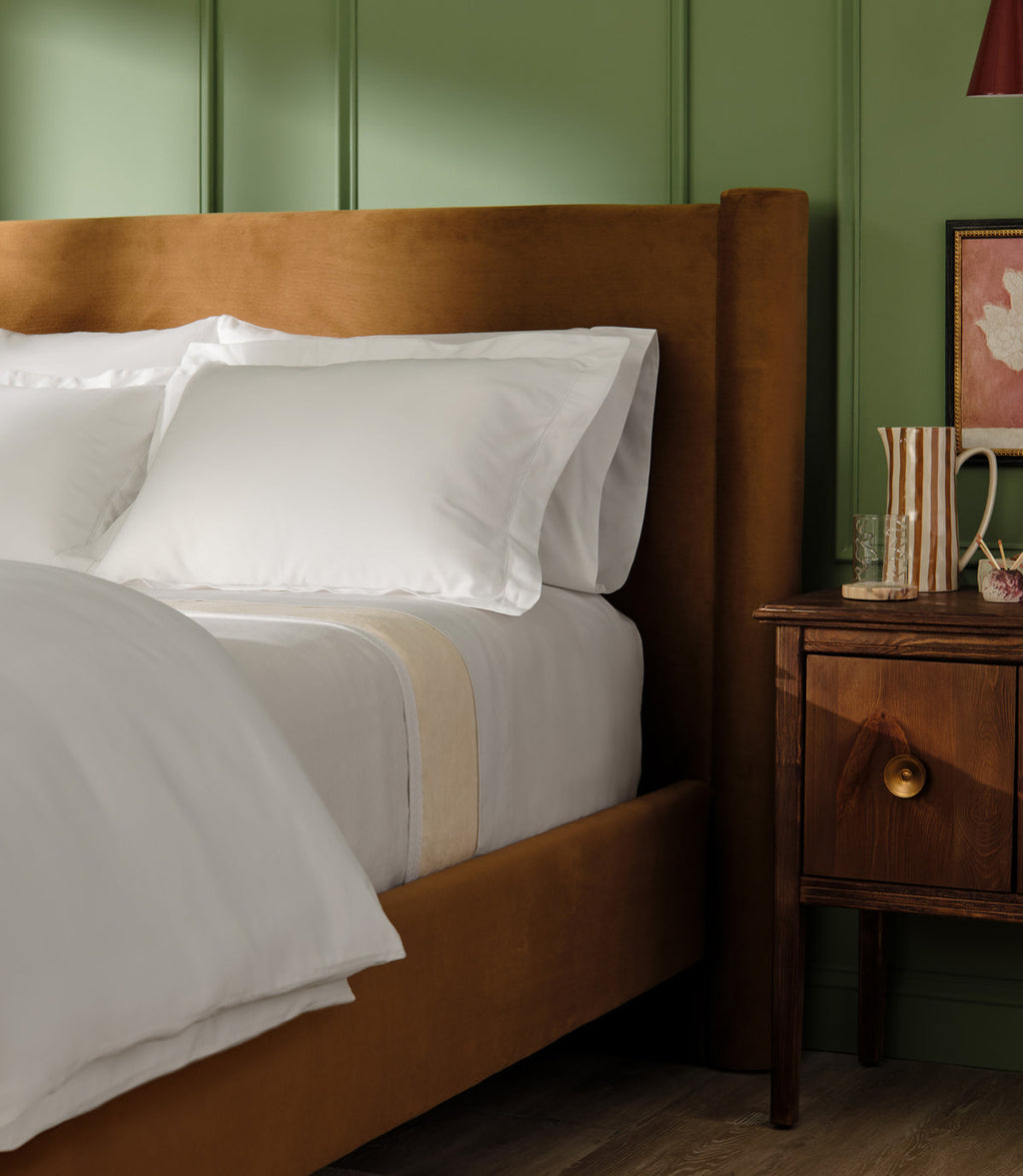 Clara Sateen Duvet Set | 100% Long-Staple Cotton | Peacock Alley for Casa Marella