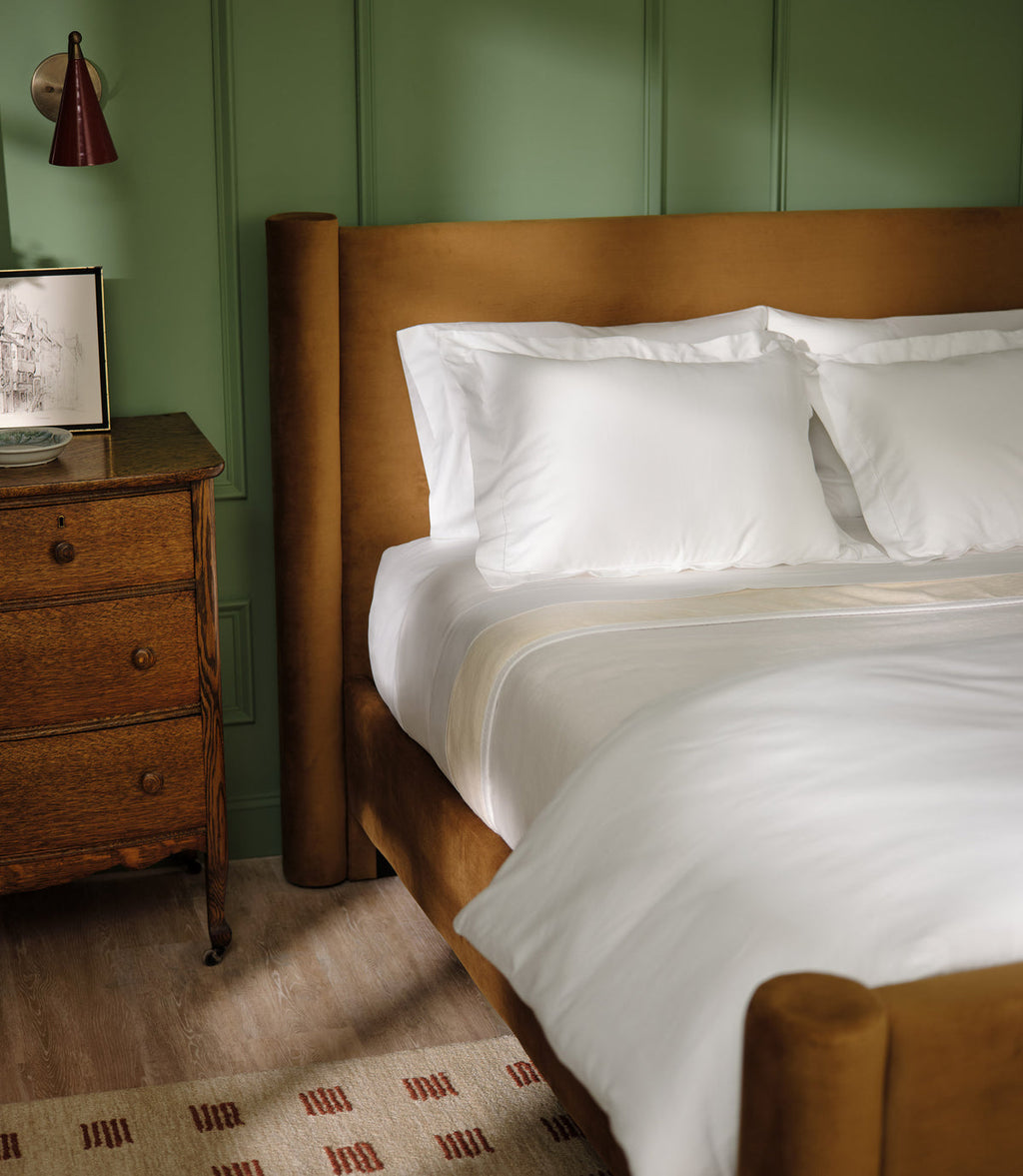 Clara Sateen Duvet Set | 100% Long-Staple Cotton | Peacock Alley for Casa Marella