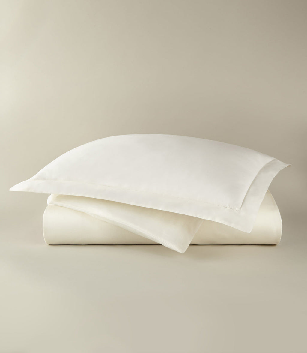 Clara Sateen Duvet Set | 100% Long-Staple Cotton | Peacock Alley for Casa Marella