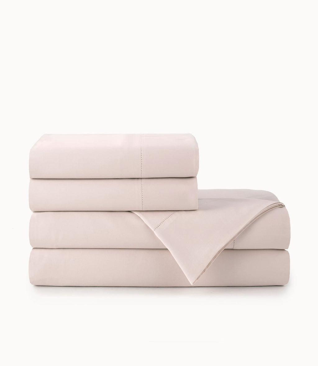 Clara Sateen Sheet Set | 100% Long-Staple Cotton | Peacock Alley for Casa Marella