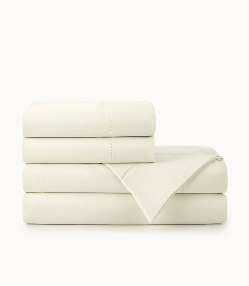 Clara Sateen Sheet Set | 100% Long-Staple Cotton | Peacock Alley for Casa Marella