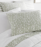 Fern Percale Sleeping Shams | 100% Long Staple Cotton | Peacock Alley for Casa Marella