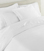 Montauk Matelassé Sham lifestyle alt view in White – 100% long-staple cotton – Peacock Alley