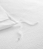 Montauk Matelassé Duvet Cover in White – 100% long-staple cotton – Peacock Alley