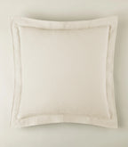 Montauk Matelassé Euro Sham in Pearl – woven in Portugal – Peacock Alley Casa Marella