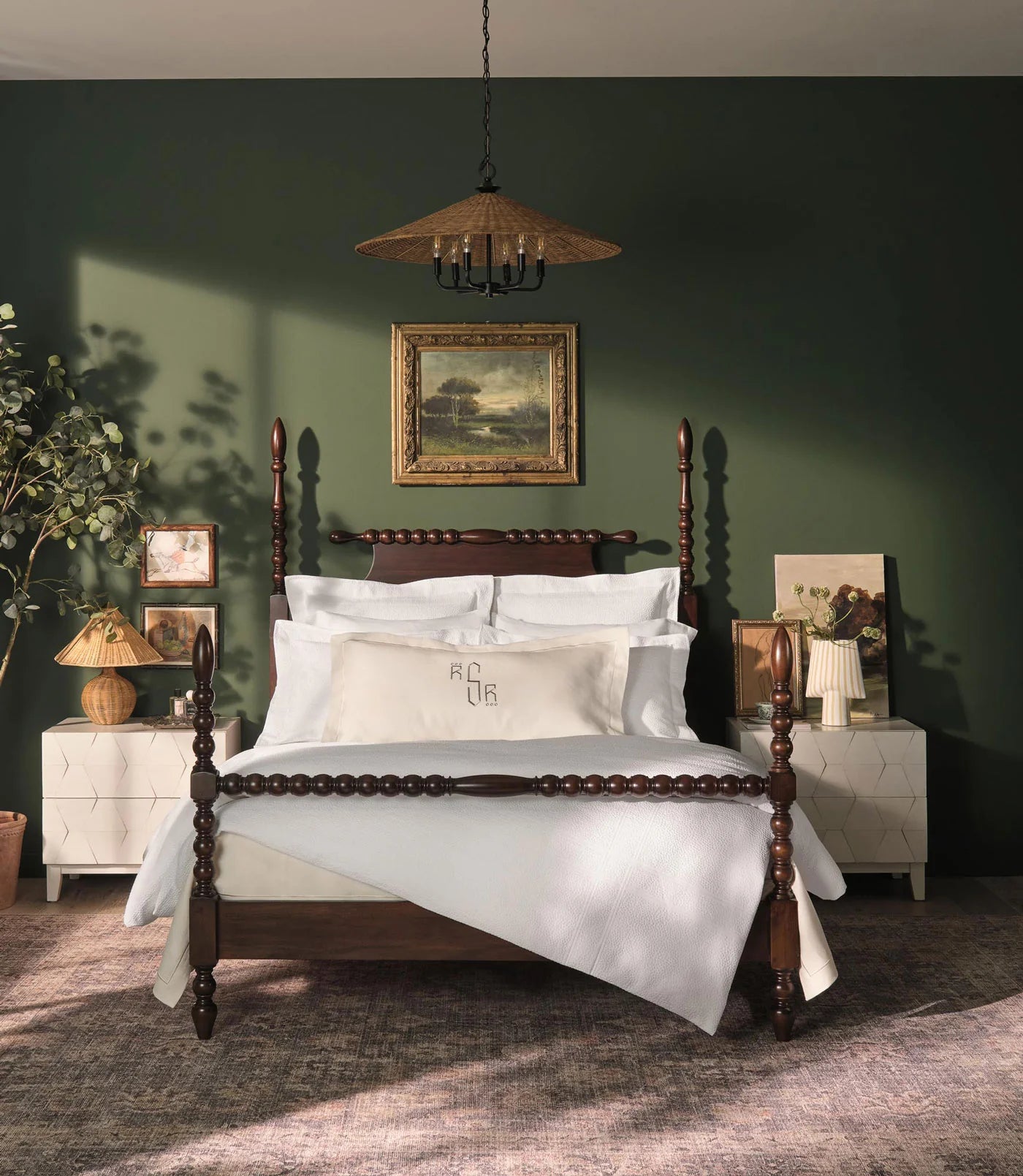 Montauk Matelassé Euro Sham in White – 2.5" flange – Peacock Alley for Casa Marella