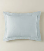 Montauk Matelassé Euro Sham in Gray – pebble texture – Peacock Alley for Casa Marella