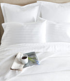Montauk Matelassé Coverlet Set lifestyle – premium cotton bedding – Peacock Alley Casa Marella