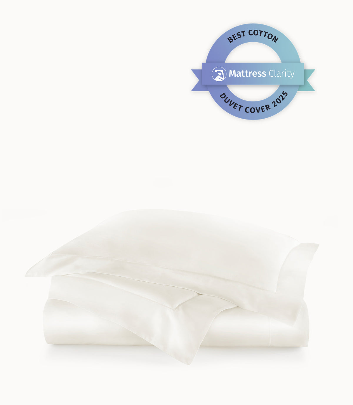 Soprano Sateen Duvet Cover | 100% Long-Staple Cotton | Peacock Alley for Casa Marella