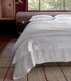 Soprano Sateen Duvet Cover | 100% Long-Staple Cotton | Peacock Alley for Casa Marella