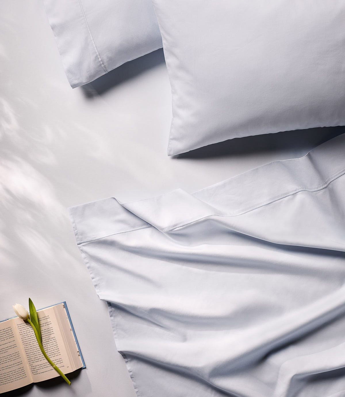 Soprano Sateen Sheet Set | 100% Extra-Long Staple Cotton | Peacock Alley for Casa Marella