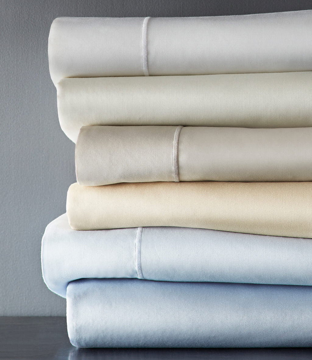 Soprano Sateen Sheet Set | 100% Extra-Long Staple Cotton | Peacock Alley for Casa Marella