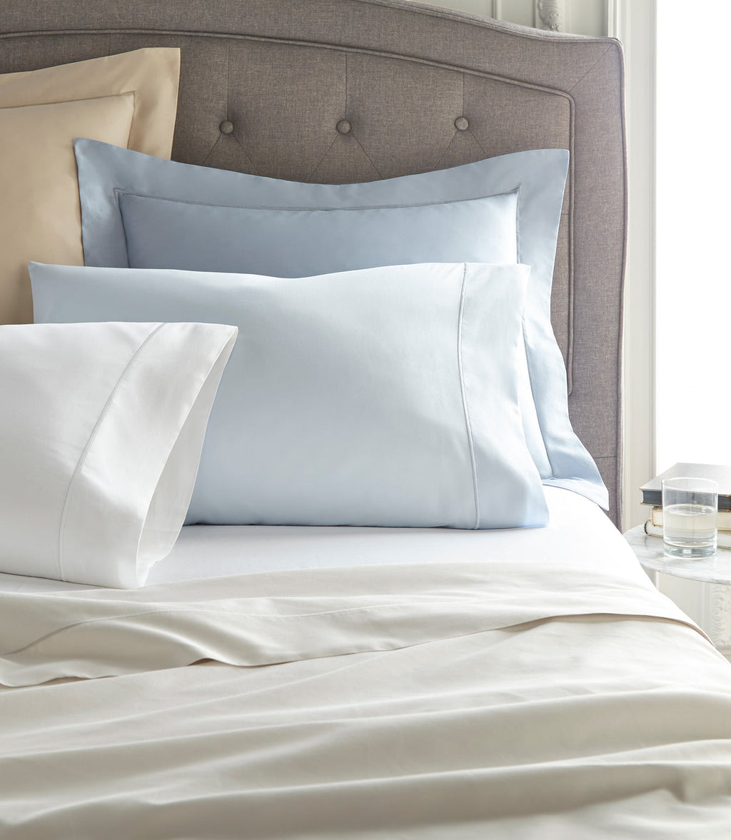 Soprano Sateen Sham | 100% Extra-Long Staple Cotton | Peacock Alley for Casa Marella