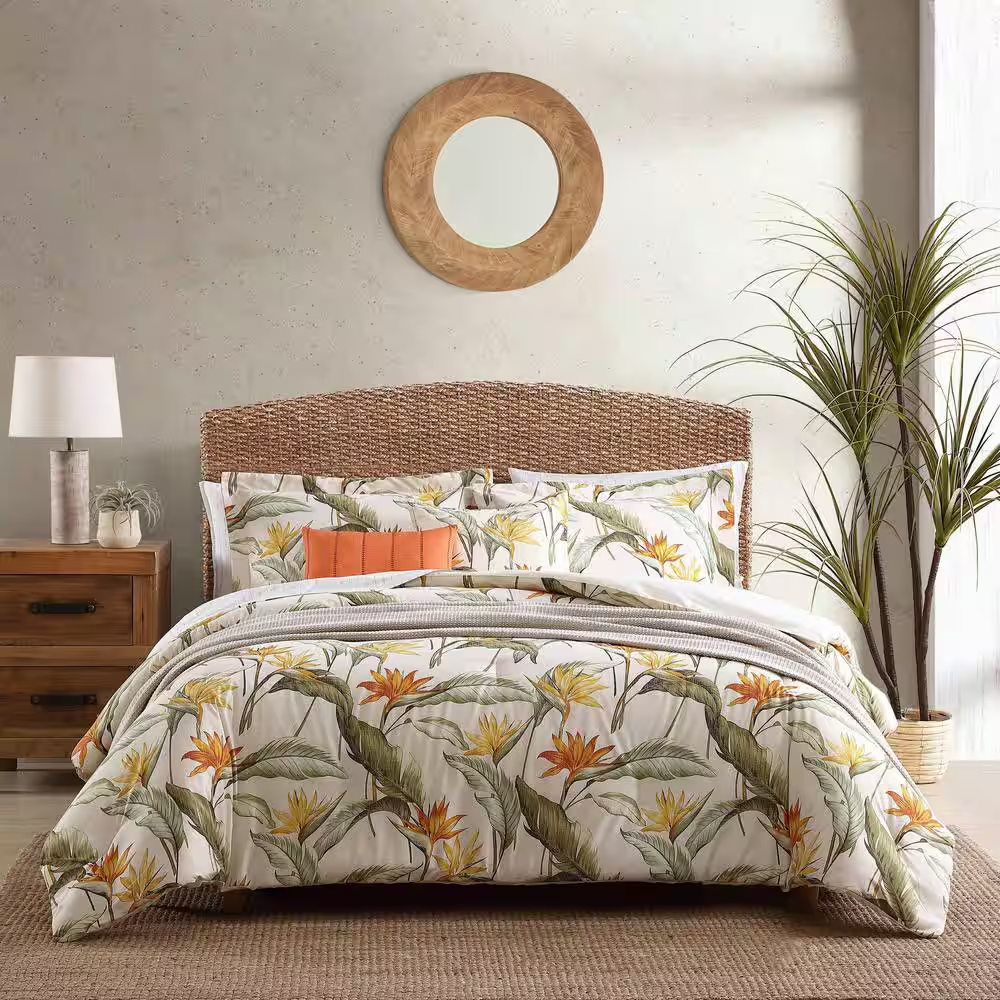 Villa Botanica Cotton Comforter Set – King | 5 Piece