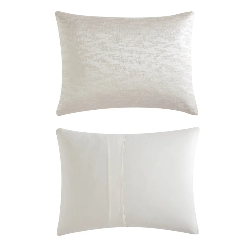 Illusion Ivory Duvet Cover Set