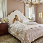 Classic Cotton Quilt lifestyle bedroom – Red Land Cotton, 100% Alabama cotton, Casa Marella